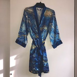 M/L Starry night slip robe